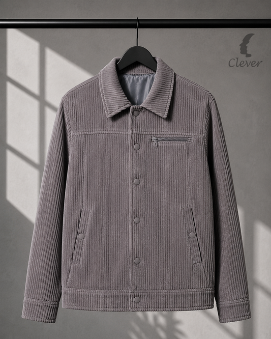 Classic Corduroy Jacket -dark gray