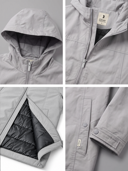 Practical jacket with hood -lead
