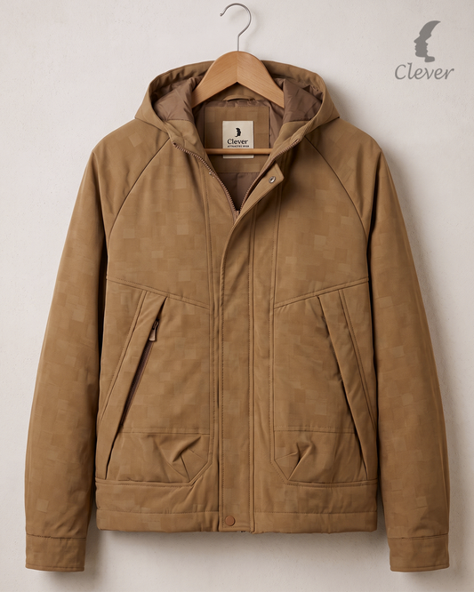 Hooded jacket with fine fabric -wholesale