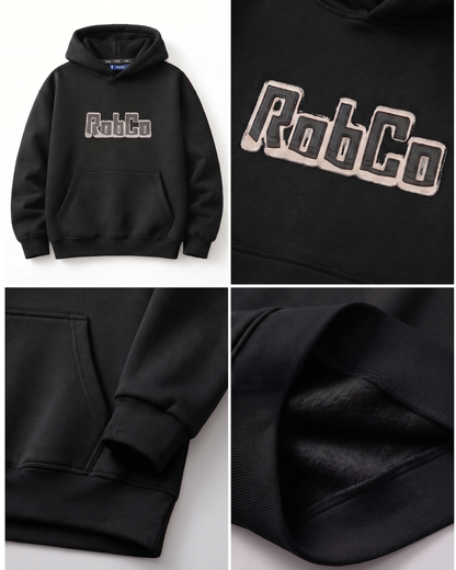 RobCo Brazil logo hoodie - black