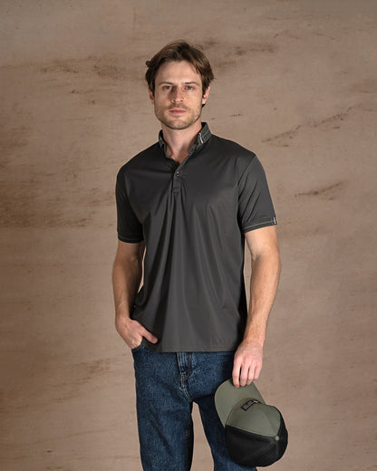 Oil cotton Polo Shirt Short sleeves