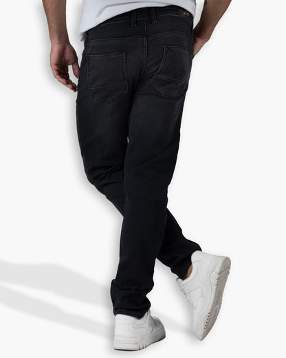 Black Slim-Fit Denim Jeans