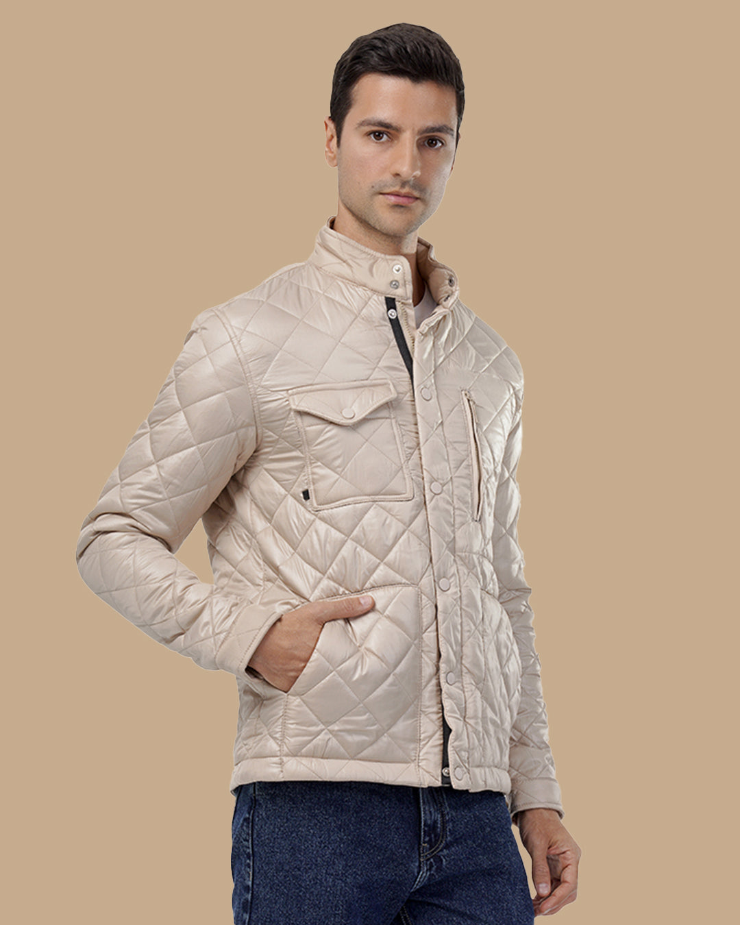 Beige Waterproof Jacket
