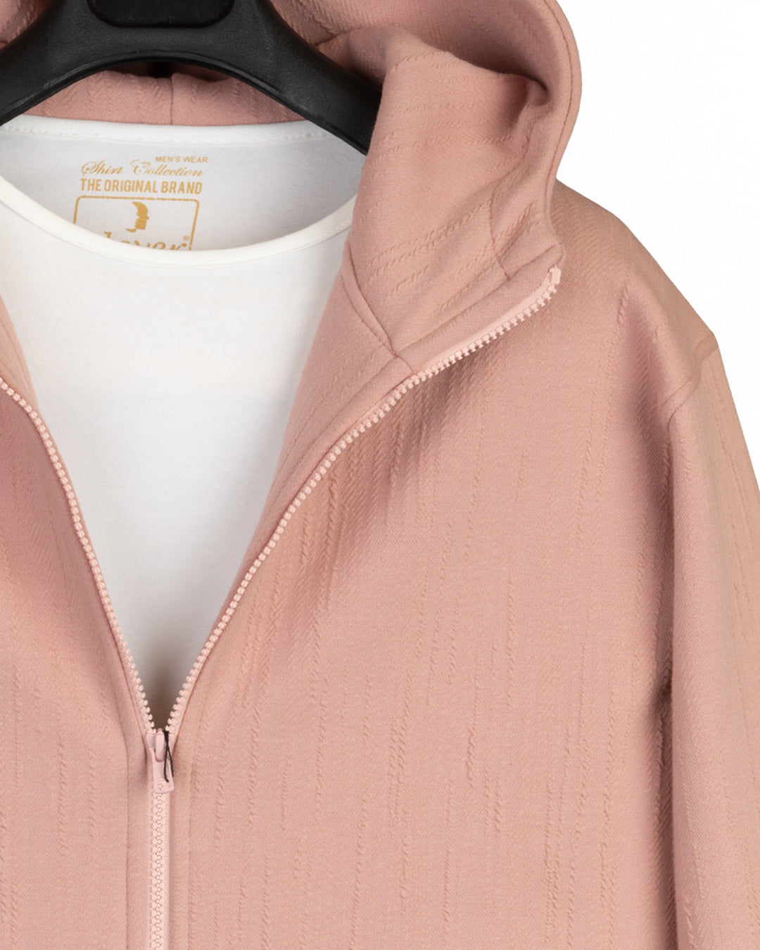 Rose Full-Zipper Cotton Hoodie