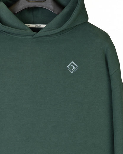 Green Cotton Hoodie (Big Size)