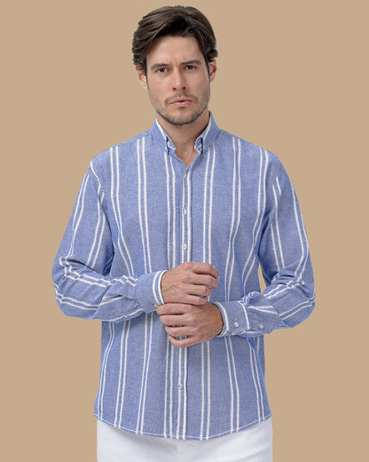 Blue Cotton shirt