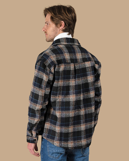 Bronze Flannel checkered winter shirt