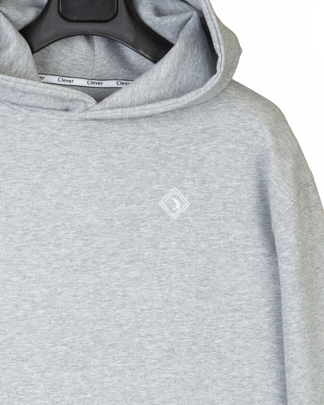 Grey Cotton Hoodie (Big Size)