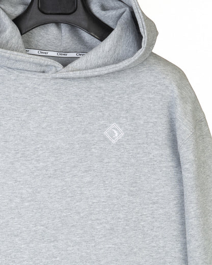 Grey Cotton Hoodie (Big Size)