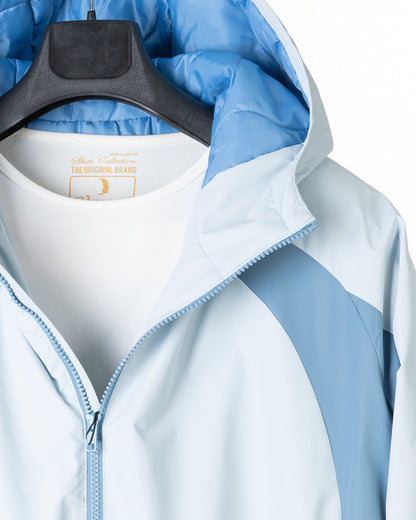 Indigo Color-block Sport Waterproof Jacket