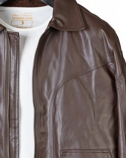 Brown Classic Leather Jacket