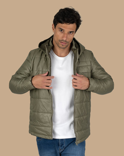 Oil Waterproof Puffer Jacket