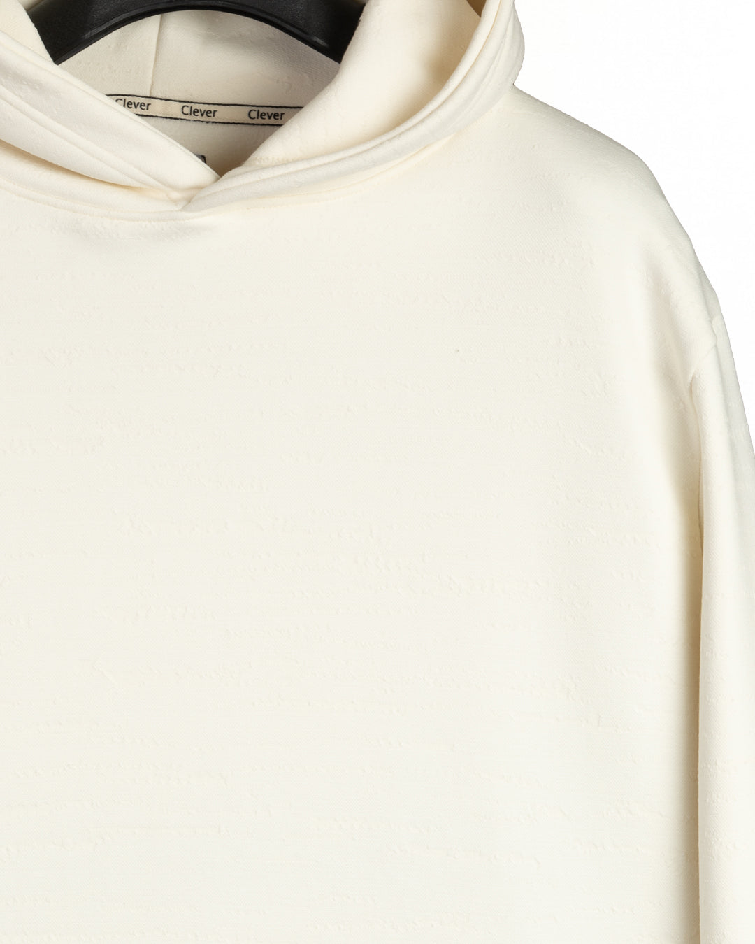 Off-White Knitted Cotton Hoodie