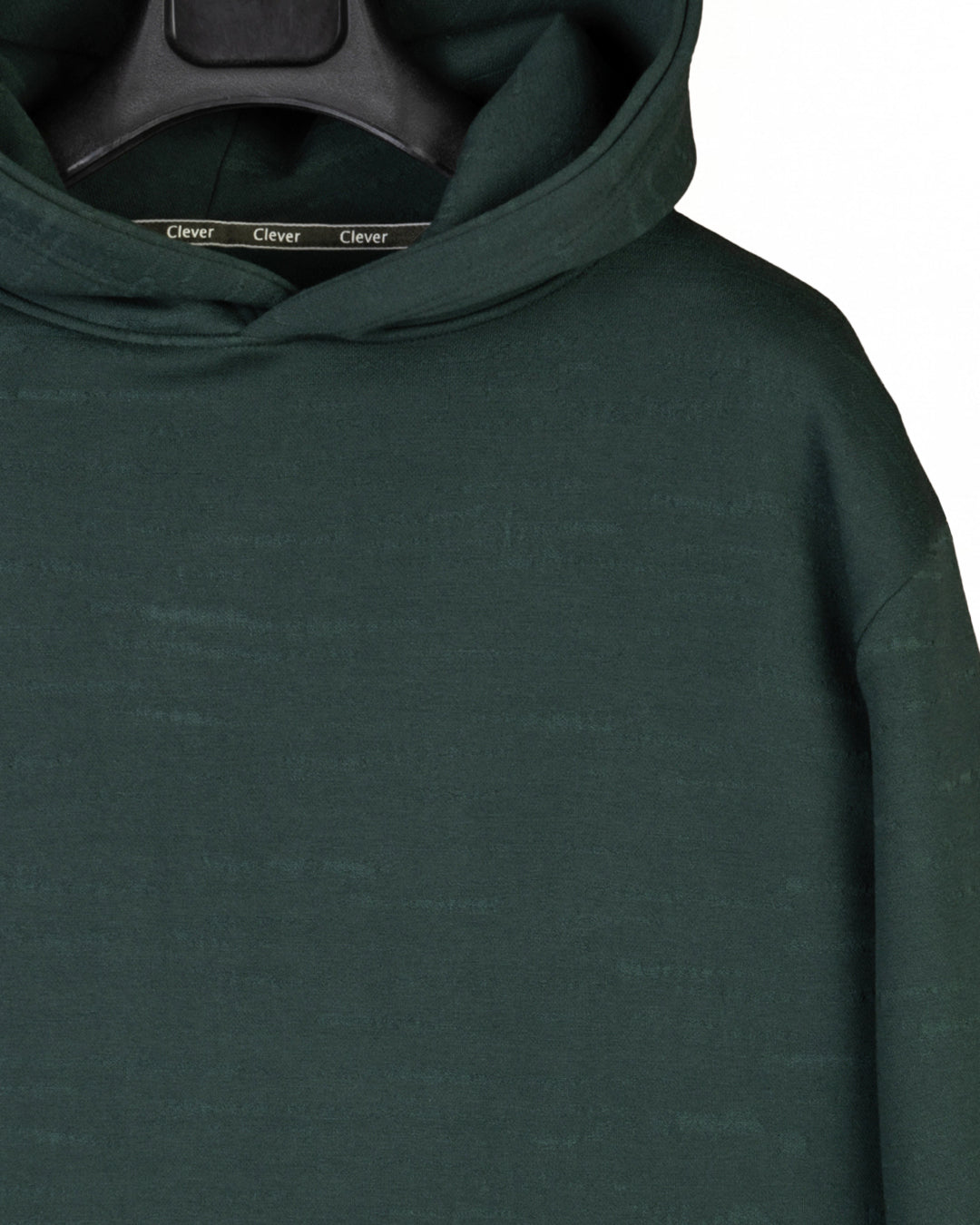 Olive Knitted Cotton Hoodie