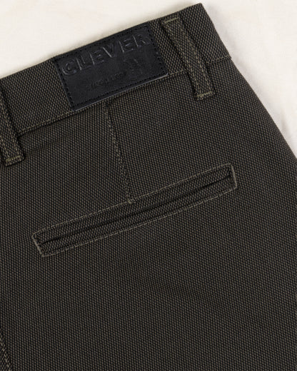 Oil Textured Classic Slim-Fit  Pants