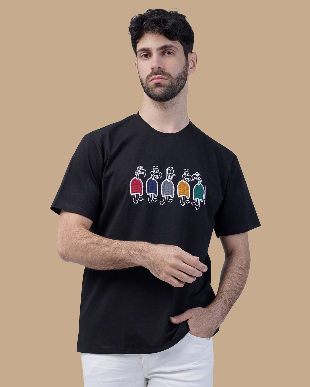 Black Cotton T-shirt