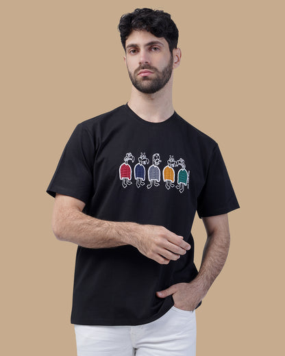 Black Cotton T-shirt