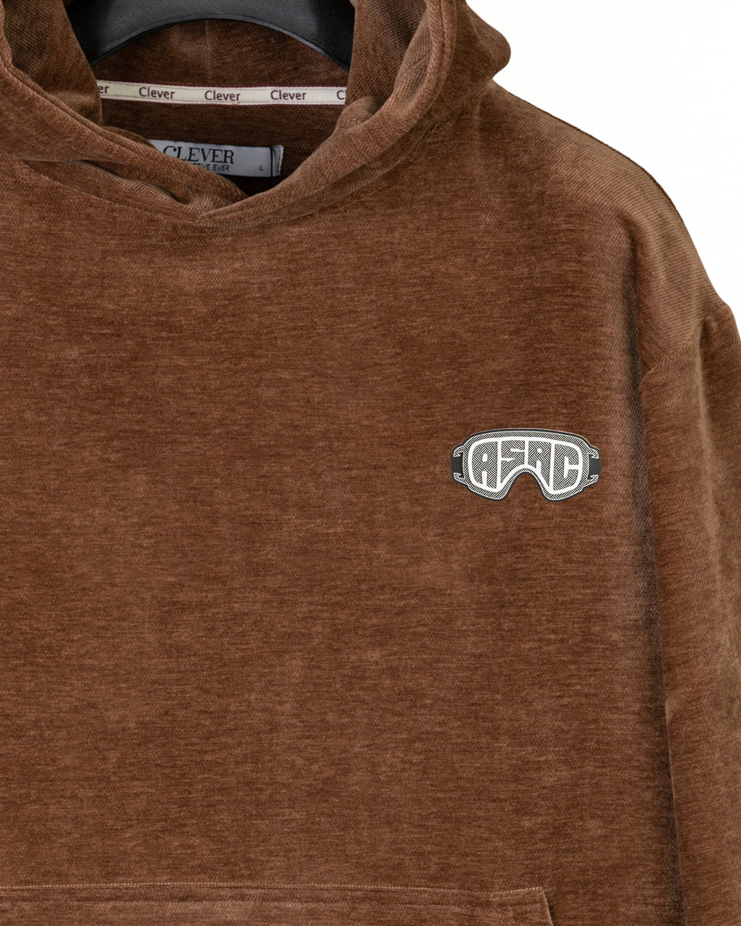 Camel Plain Velvet Hoodie