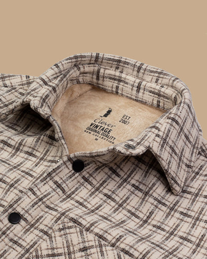 Off-White checkered winter shirt