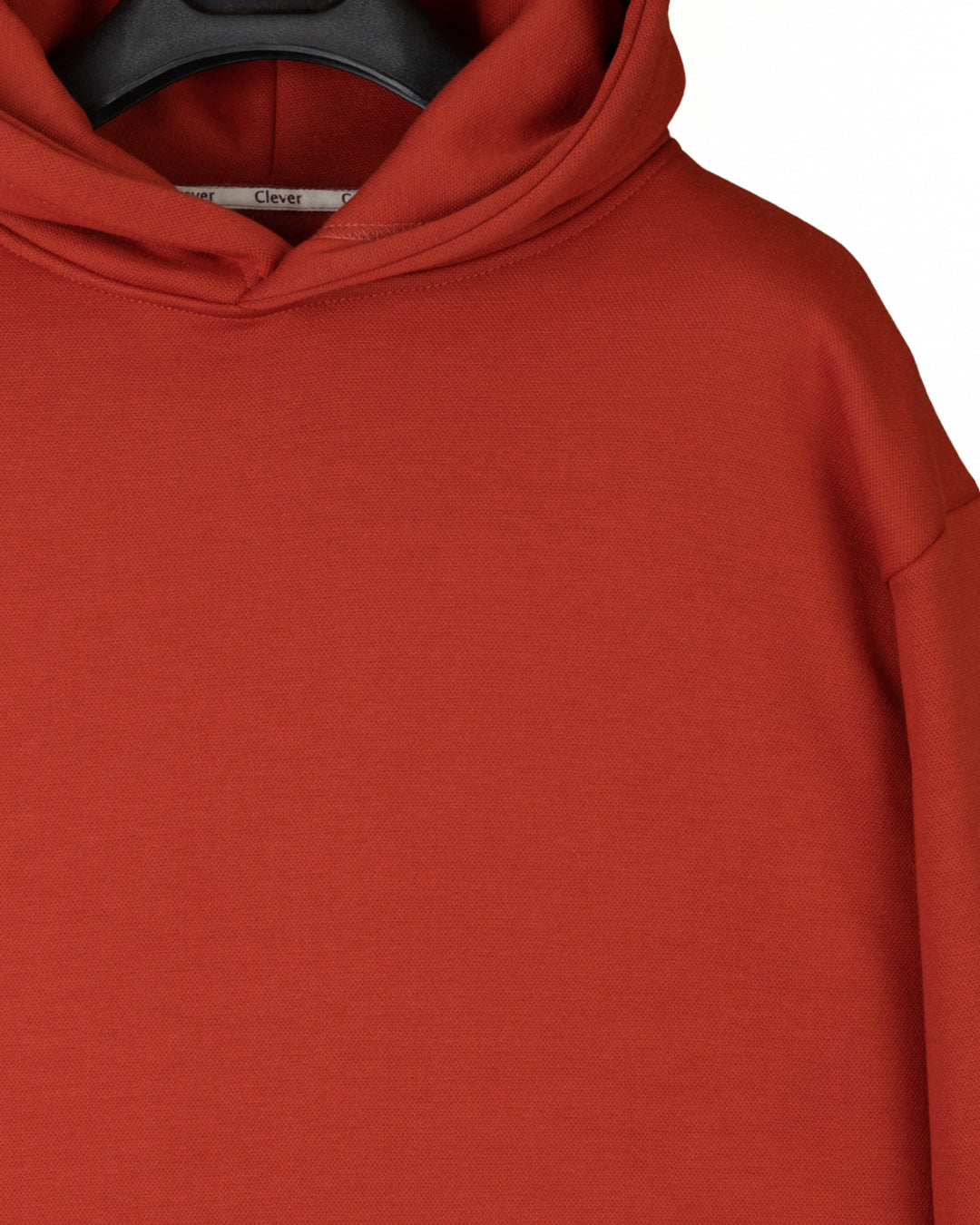 Burgundy Basic Cotton Hoodie