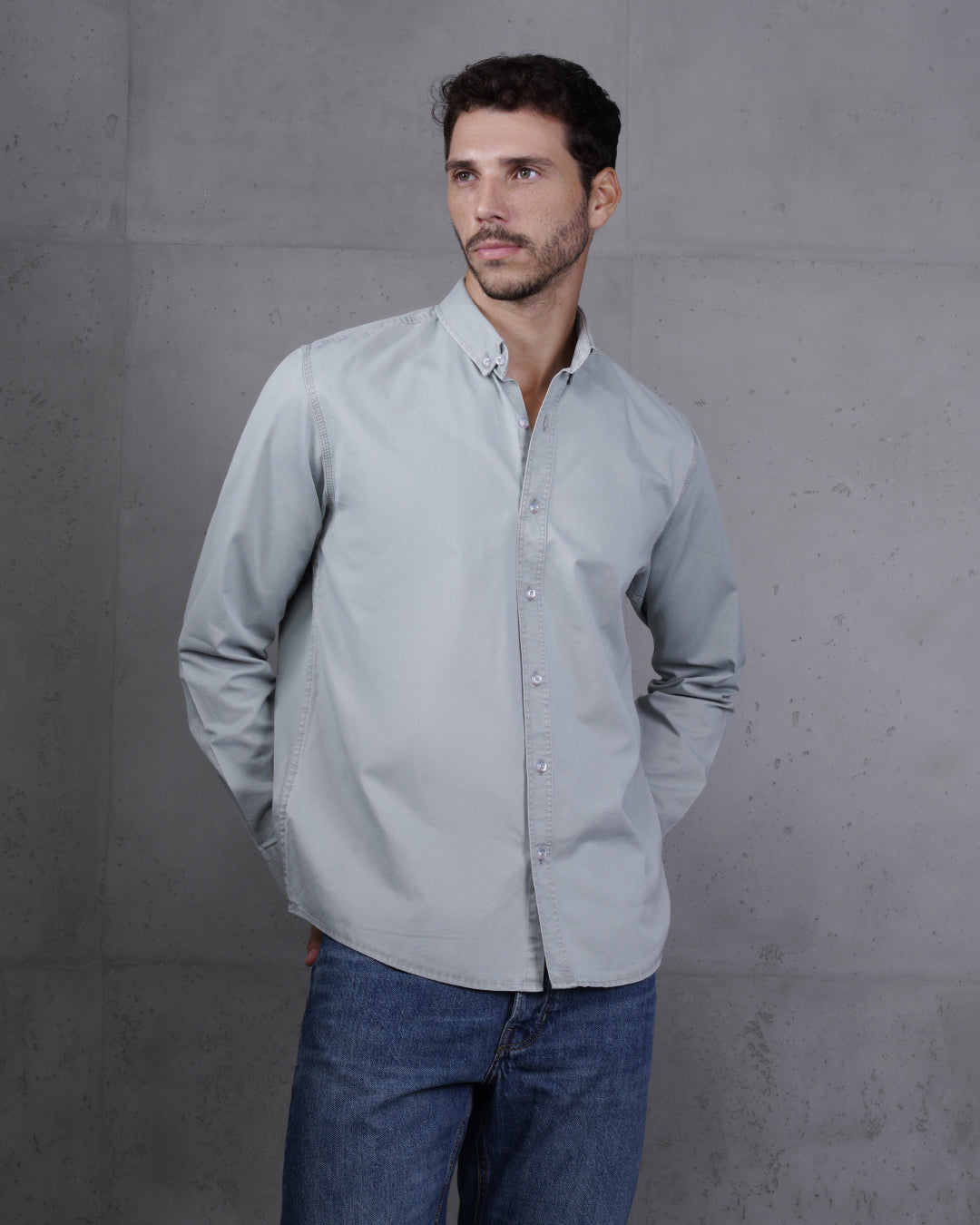 Light Mint Men’s Plain Cotton Shirt