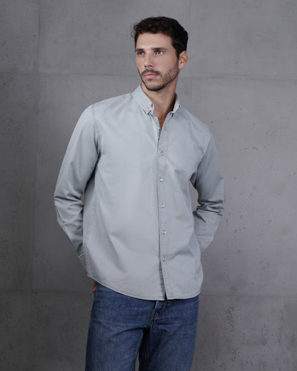 Light Mint Men’s Plain Cotton Shirt