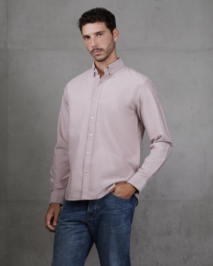 Rose Plain Cotton Shirt
