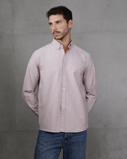 Rose Plain Cotton Shirt