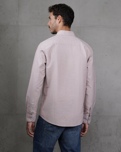 Rose Plain Cotton Shirt