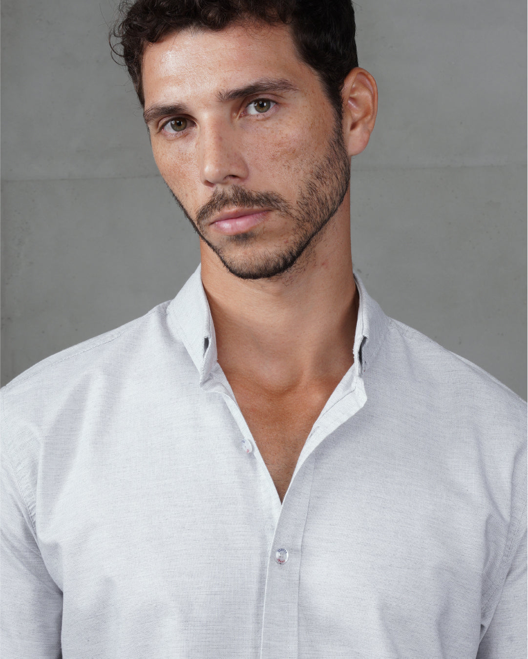 Grey Classic Cotton Shirt