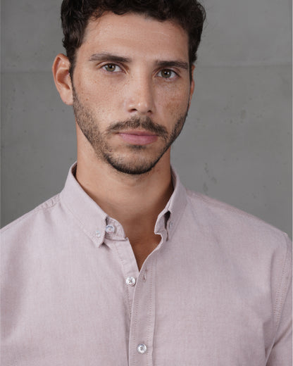 Rose Plain Cotton Shirt