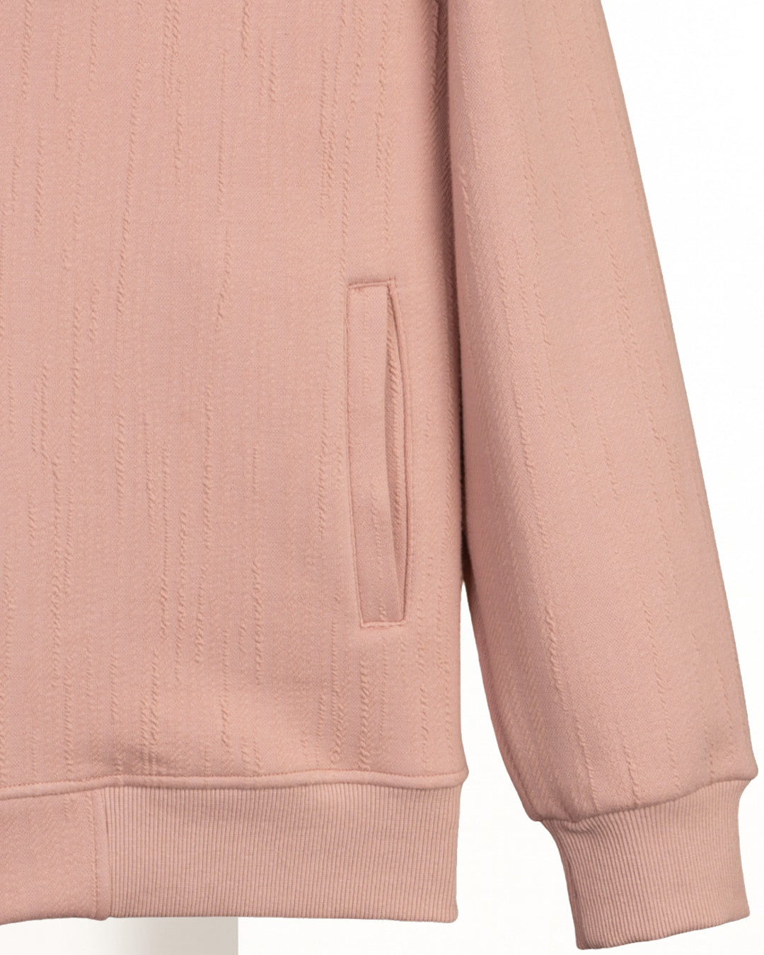 Rose Full-Zipper Cotton Hoodie