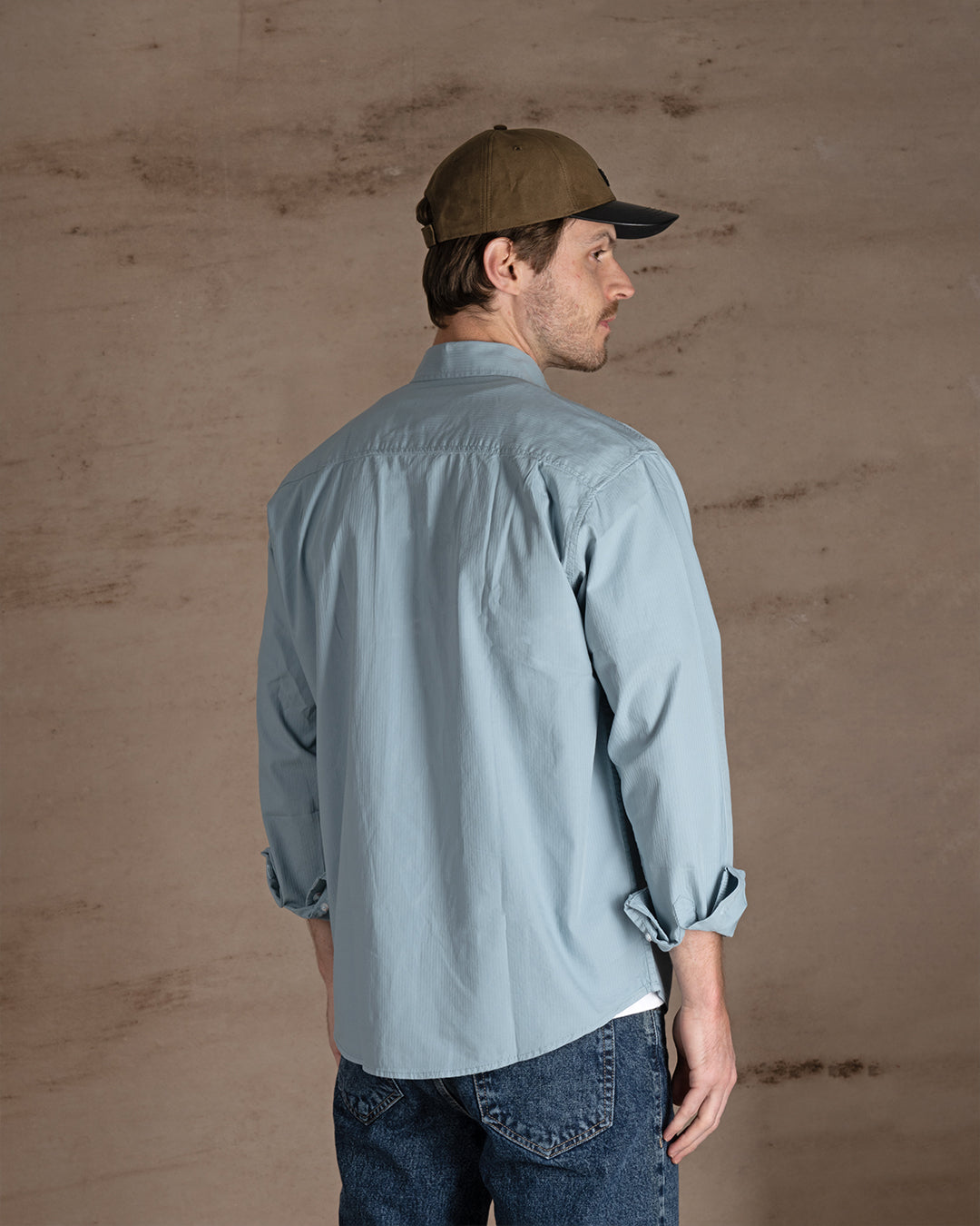 Mint striped Cotton shirt