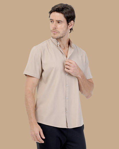 Caffee Cotton shirt
