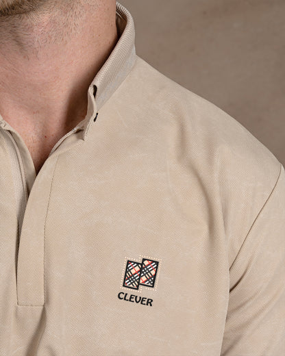 Dark Beige Turkish cotton Polo Shirt Short sleeves