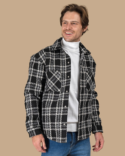 Black Flannel checkered winter shirt
