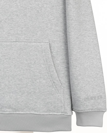 Light-Grey Basic Cotton Hoodie