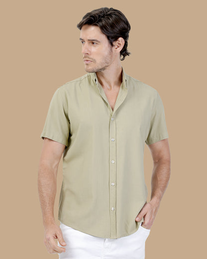 Light Olive Cotton shirt