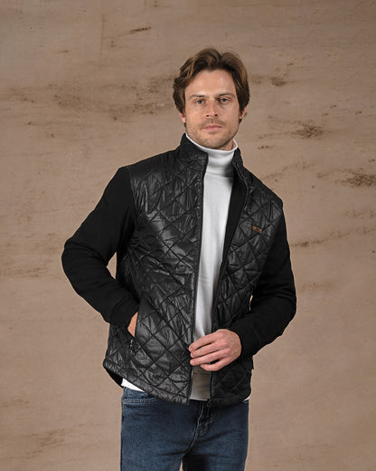 Black Regular fit waterproof jacket