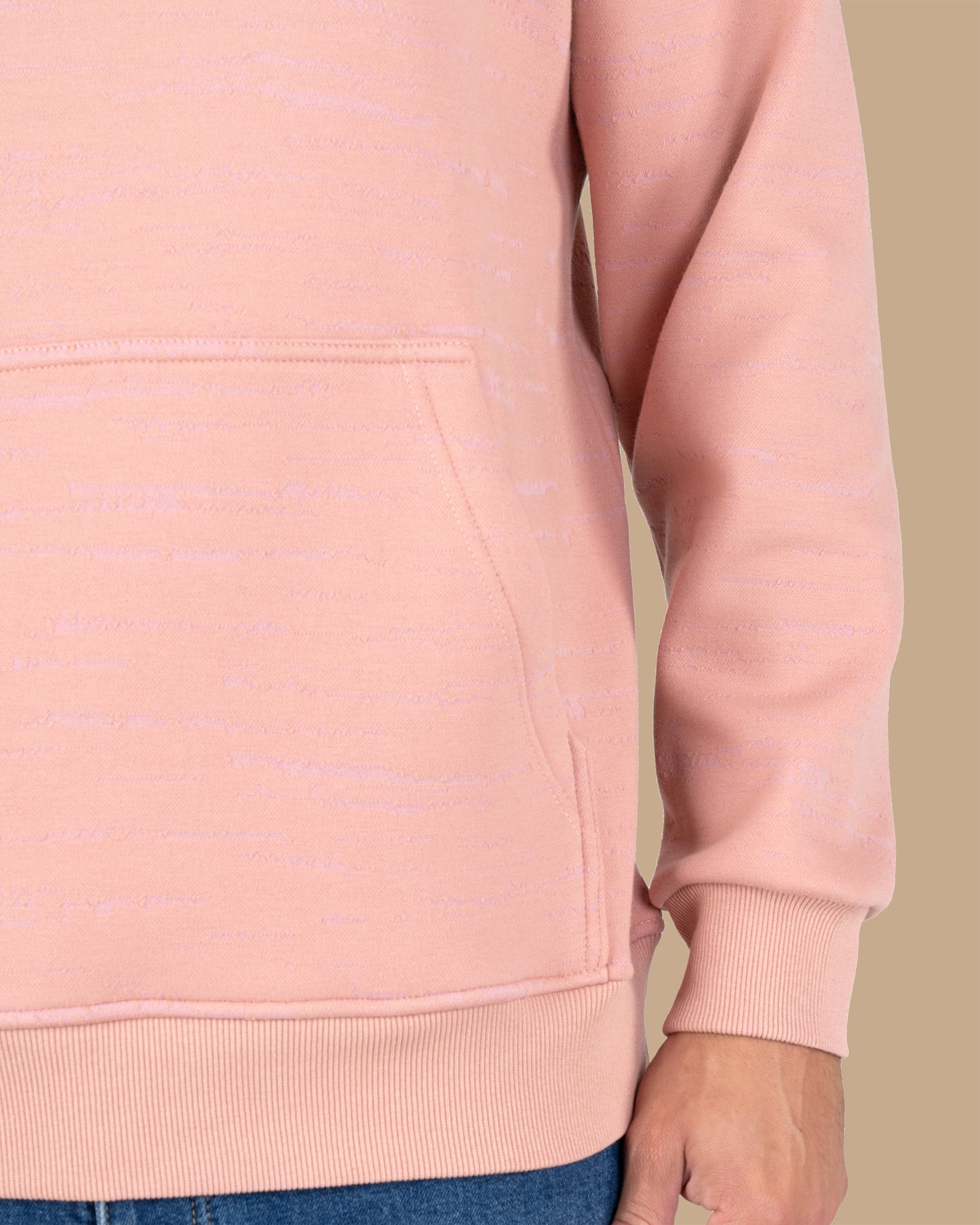 Rose Knitted Cotton Hoodie