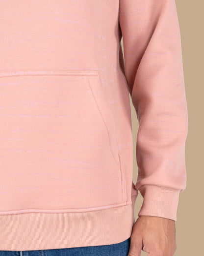 Rose Knitted Cotton Hoodie