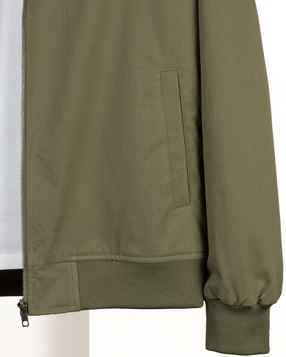 Oil Gabardine Winter Jacket with Fur Lining