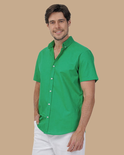 Green Linen shirt