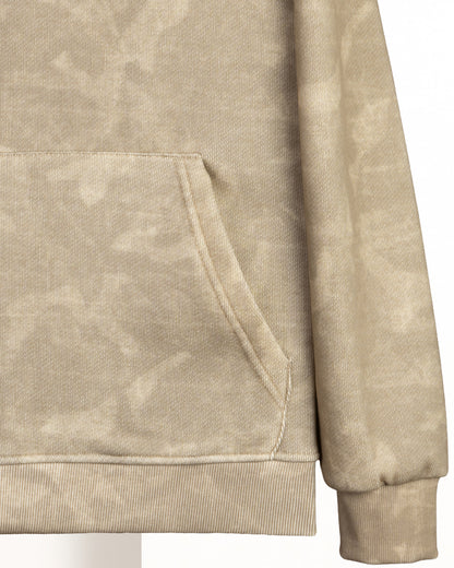 Coffee patterned Velvet Hoodie