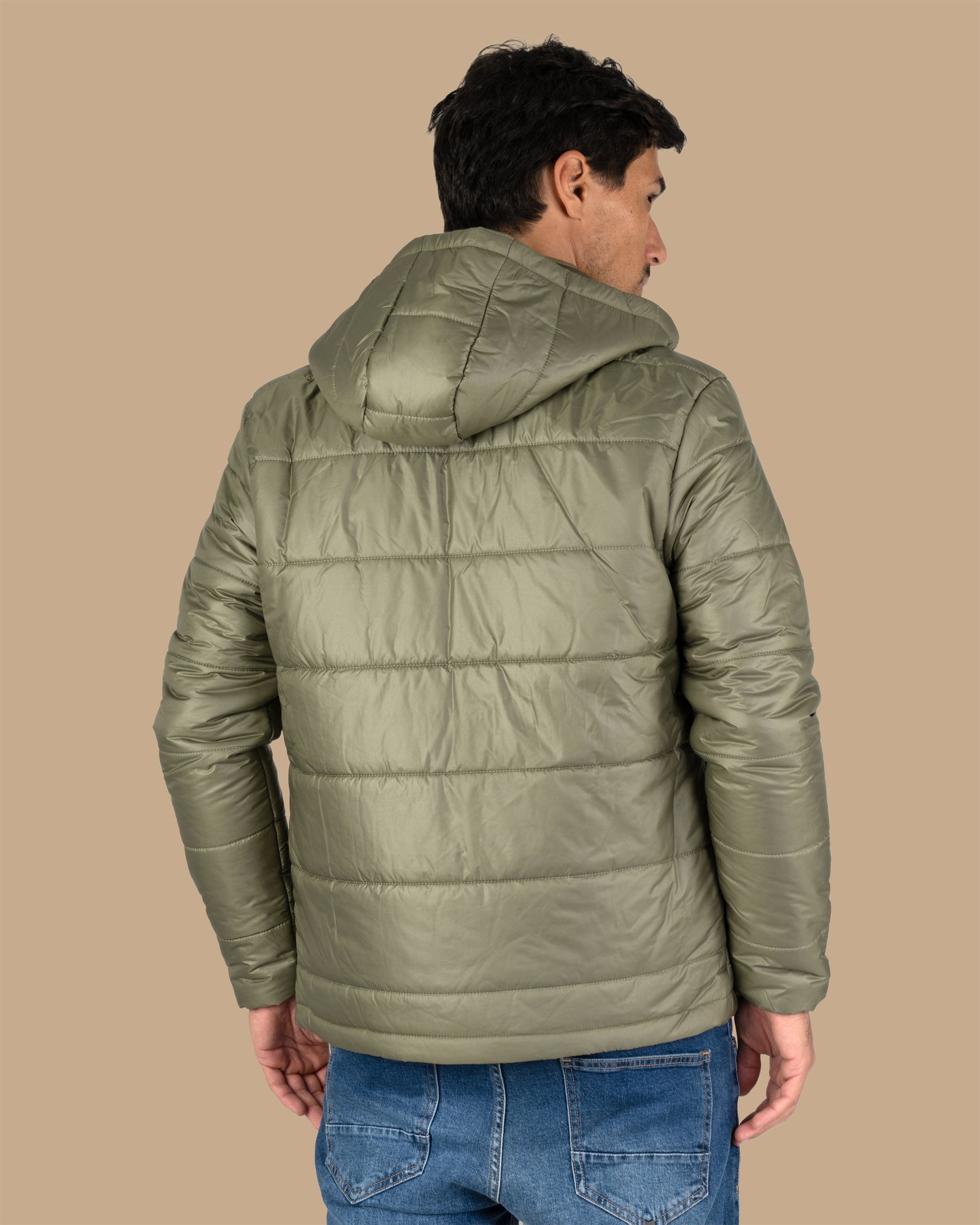 Oil Waterproof Puffer Jacket