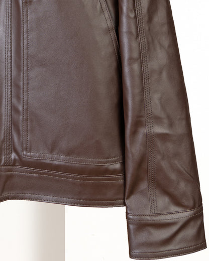Brown Classic Leather Jacket