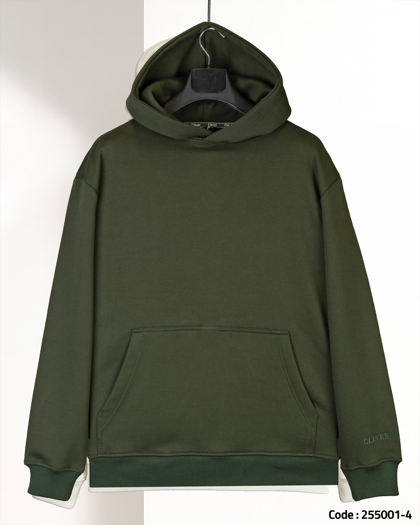 Oil Basic Cotton Hoodie