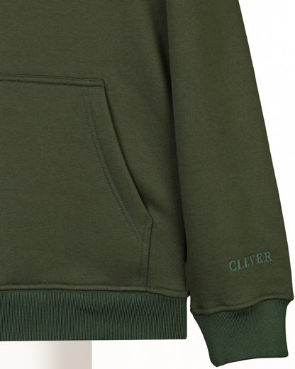 Oil Basic Cotton Hoodie