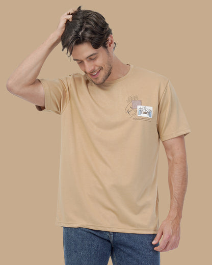 Camel Cotton T-shirt