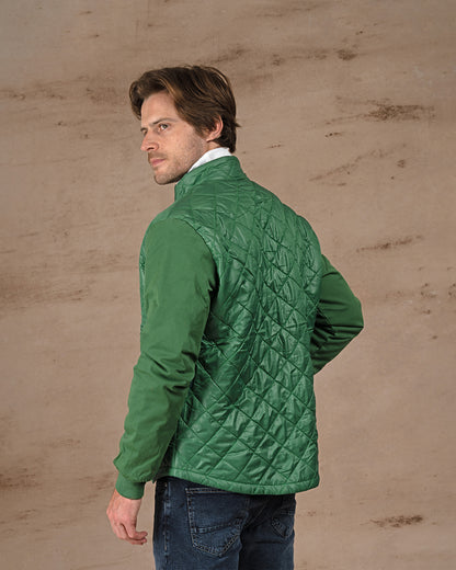 Green Regular fit waterproof jacket
